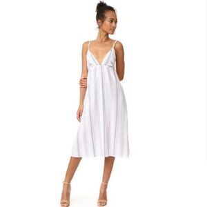 Clayton Revolve White Blue Stripe Coastal Harmony Dress